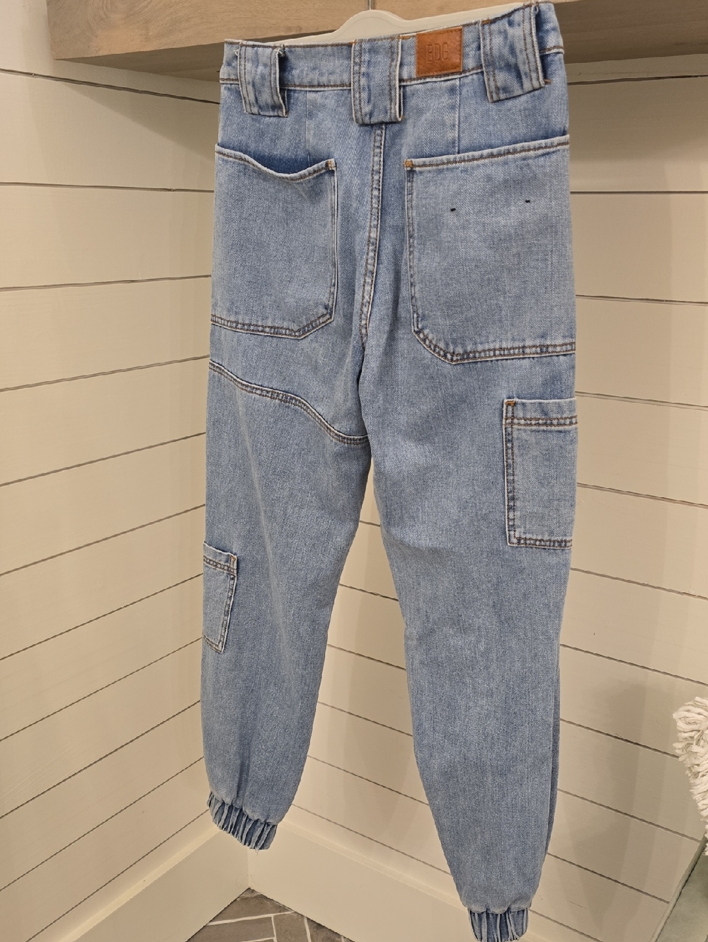BDG Urban Outfitters Light Blue Denim Cargo Jeans
